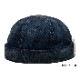VINTAGE DENIM ROLL CAP