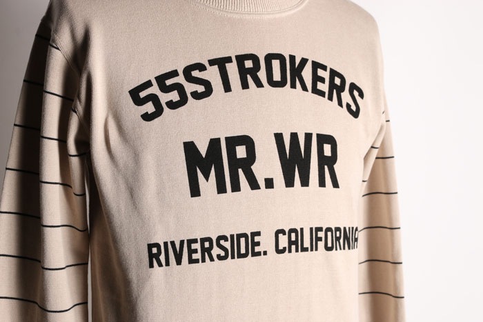 NGT BORDER SLEEVE SWEATER