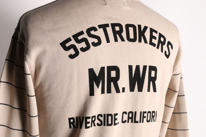 NGT BORDER SLEEVE SWEATER