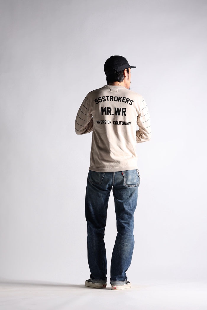 NGT BORDER SLEEVE SWEATER
