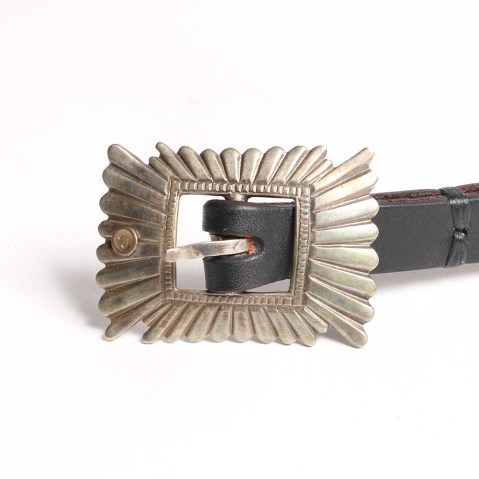 LT-0130 SUNRISE BUCKLE BELT(18K GOLD ACCENT)