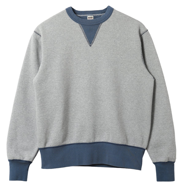 30/7 COZUN SWITCHING RIB&STICH CREWNECK SWEAT