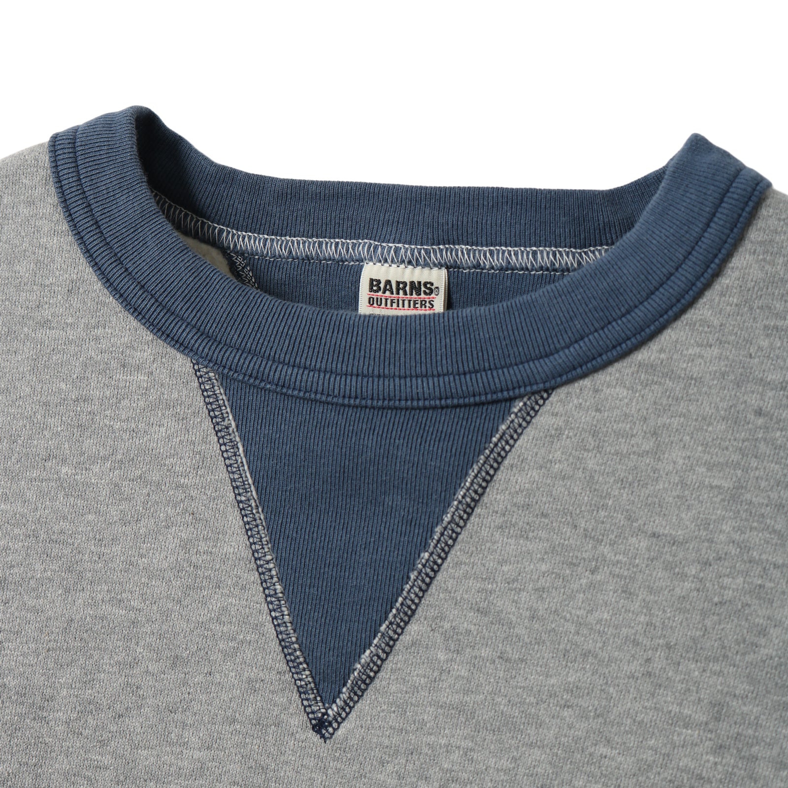 30/7 COZUN SWITCHING RIB&STICH CREWNECK SWEAT