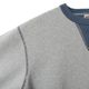 30/7 COZUN SWITCHING RIB&STICH CREWNECK SWEAT