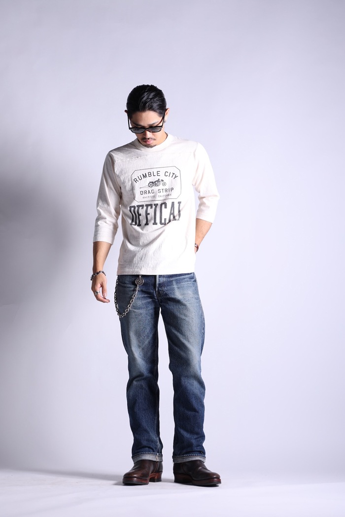 VINTAGE FOOTBALL TEE 26-02: RUMBLE CITY