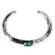 BR-0108 TRIANGLE TAPERED END BRACELET (TURQUOISE)