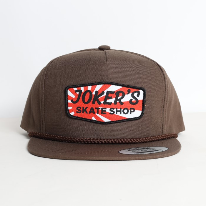 JOKERS SKATE SHOP : JAPAN LOGO PATCH ROPE SNAPBACK