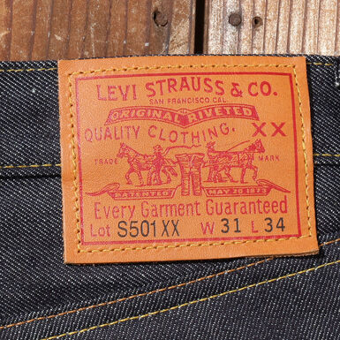 VINTAGE CLOTHING 1944 MODEL 501 JEANS RIGID