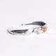 BR-0174 TRIANGLE REPOUSSE BANGLE CORAL