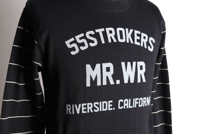 NGT BORDER SLEEVE SWEATER