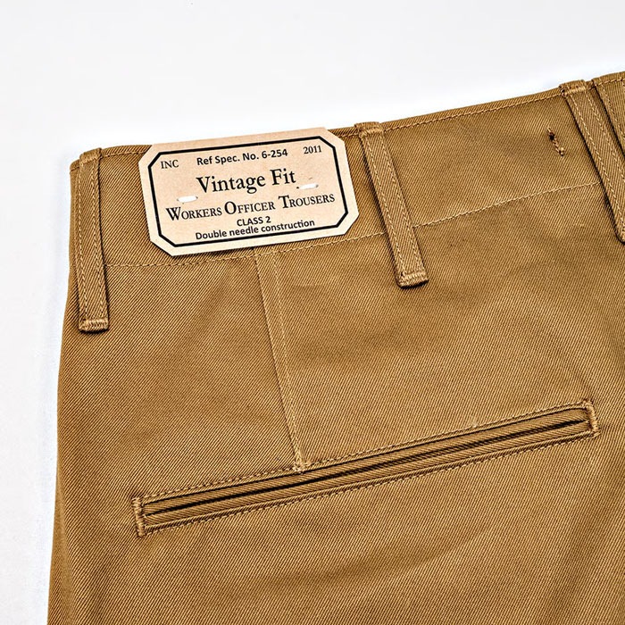 OFFICER TROUSERS VINTAGE FIT TYPE2