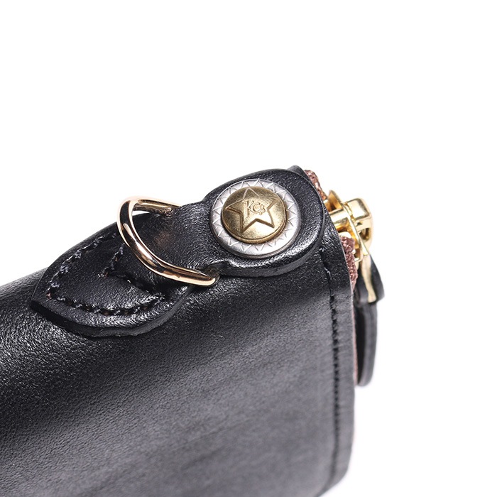 WALLET ROUND ZIP 2 VINTAGE HORSEHIDE
