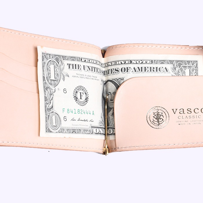 VSC-705C LEATHER GARRISON MONEY CLIP