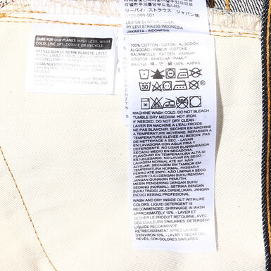 VINTAGE CLOTHING 1947 MODEL 501 JEANS RIGID