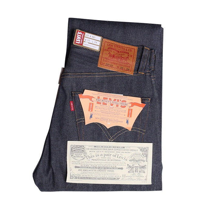 VINTAGE CLOTHING 1947 MODEL 501 JEANS RIGID