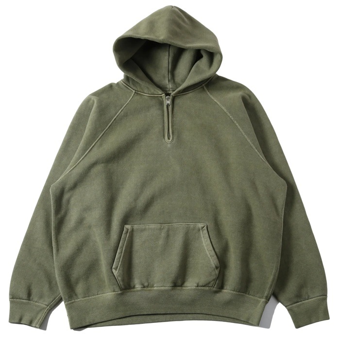 "STANDARD" 30/7 COZUN Plane Hoodie��Pigment Dye��