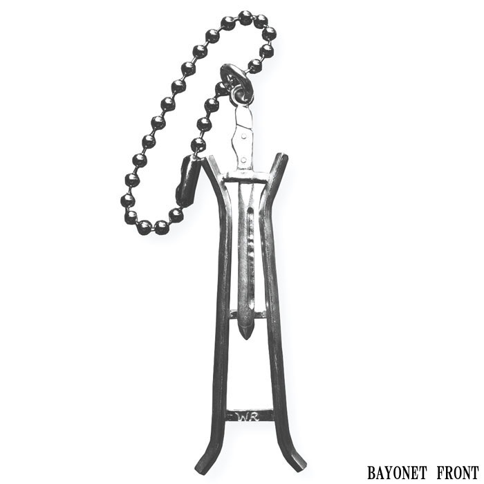 SISSY BAR KEY CHAIN SILVER