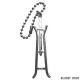 SISSY BAR KEY CHAIN SILVER