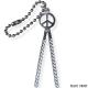SISSY BAR KEY CHAIN SILVER
