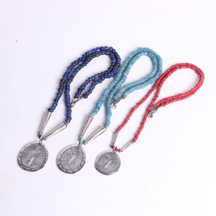 ANTIQUE BEADS & METAL NECKLACE | CHOOKE,TOP | WESTERN RIVER ONLINE