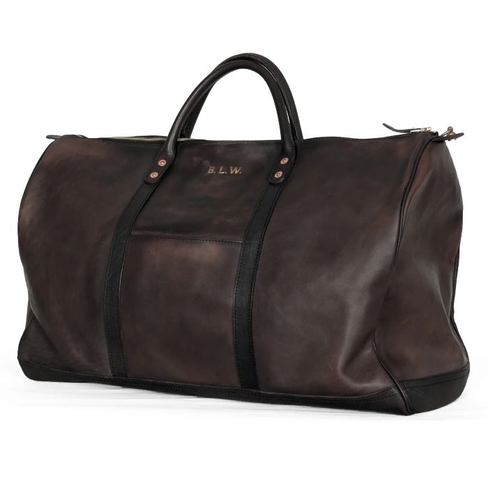 LEATHER TRAVEL BOSTON BAG