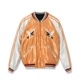 Lot No. TT15682-119 / Early 1950s Style Acetate Souvenir Jacket ��WHITE DRAGON�� �� ��EAGLE��