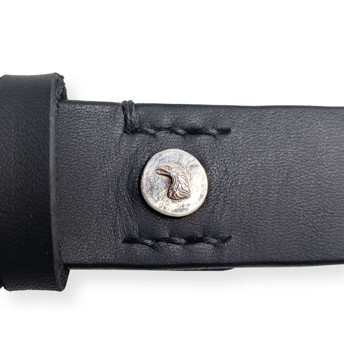 LT-0030 THUNDERBIRD STAMPED SQUARE BUCKLE BELT