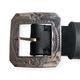 LT-0030 THUNDERBIRD STAMPED SQUARE BUCKLE BELT