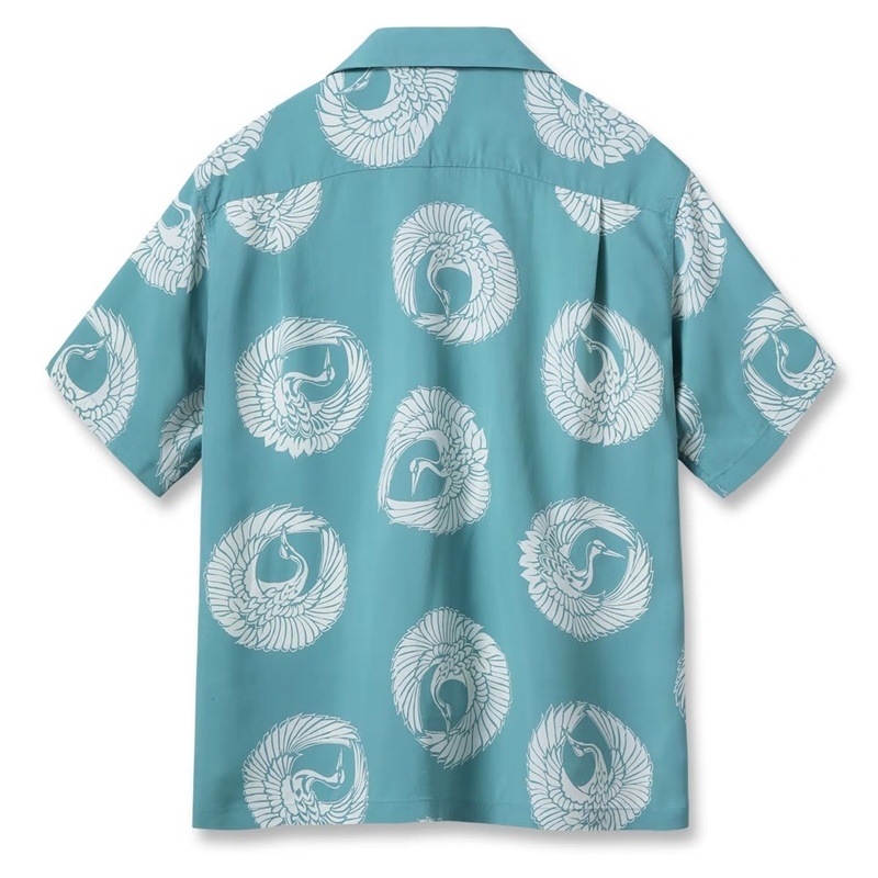 Lot No. SS39629 / RAYON HAWAIIAN SHIRT ��ORIENTAL BORDER�� 