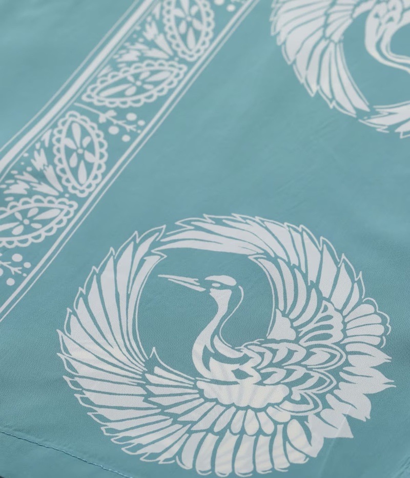 Lot No. SS39629 / RAYON HAWAIIAN SHIRT ��ORIENTAL BORDER�� 