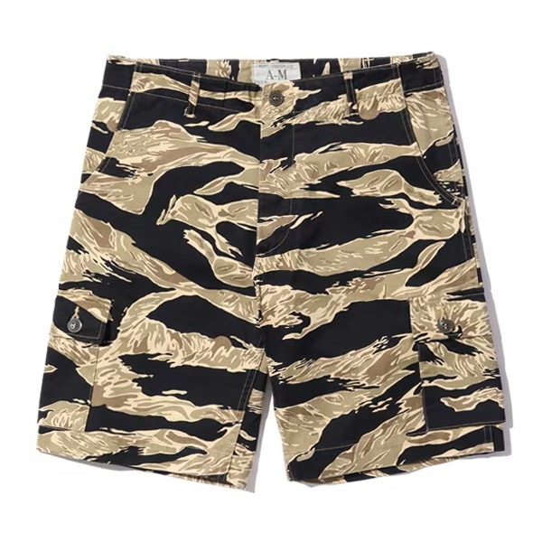 Lot No. BR51904 / GOLD TIGER PATTERNS SHORTS