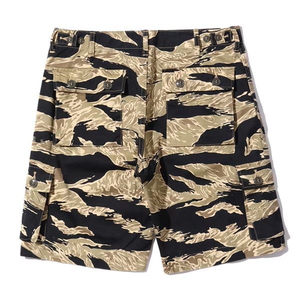 Lot No. BR51904 / GOLD TIGER PATTERNS SHORTS