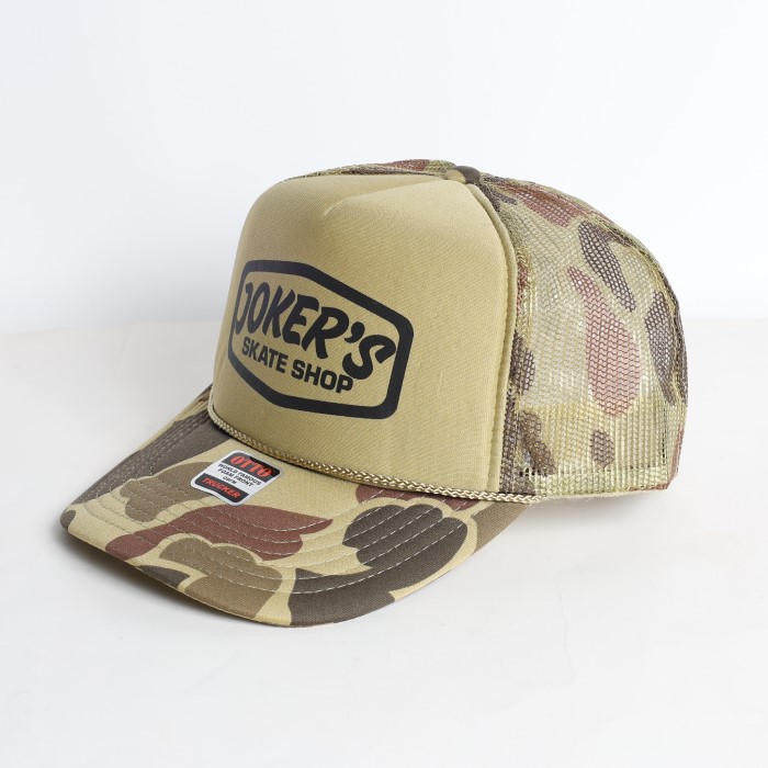 JOKERS SKATE SHOP : WOODLAND TRUCKER HAT