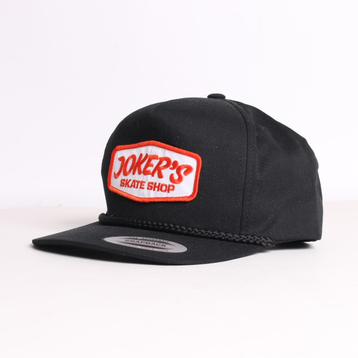 JOKERS SKATE SHOP : CLASSIC LOGO PATCH ROPE SNAPBACK