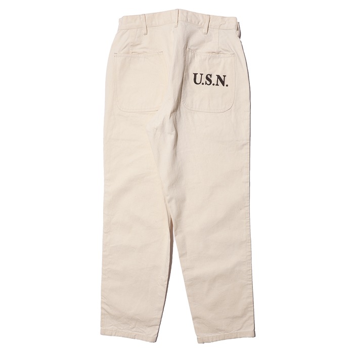 HAT CREEK NAVAL CREW TROUSERS "U.S.N.STENCILED CUSTOM"