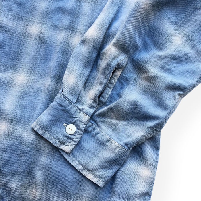 RAYON TWILL OMBRE CHECK SHIRTS