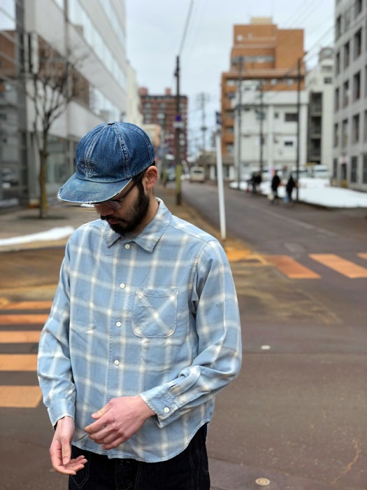 RAYON TWILL OMBRE CHECK SHIRTS