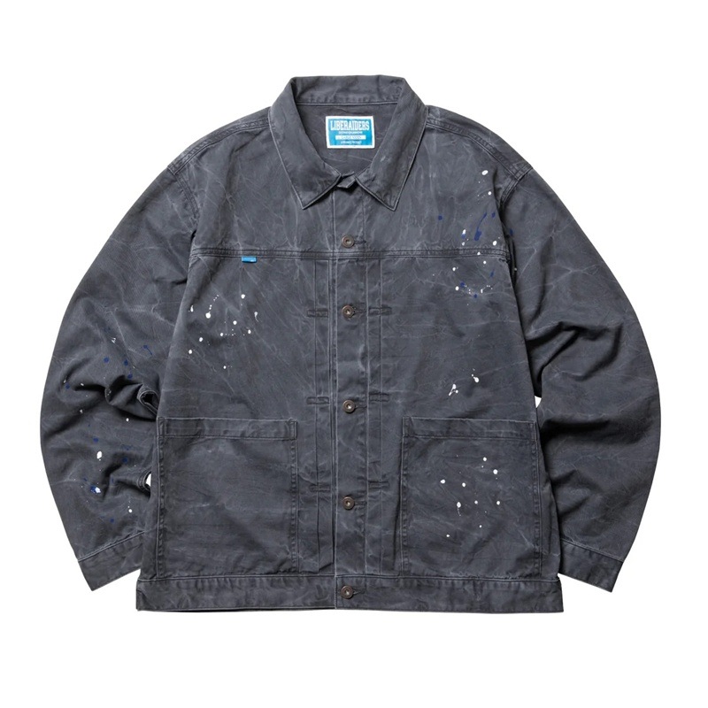 GARMENT DYED TRUCKER JACKET