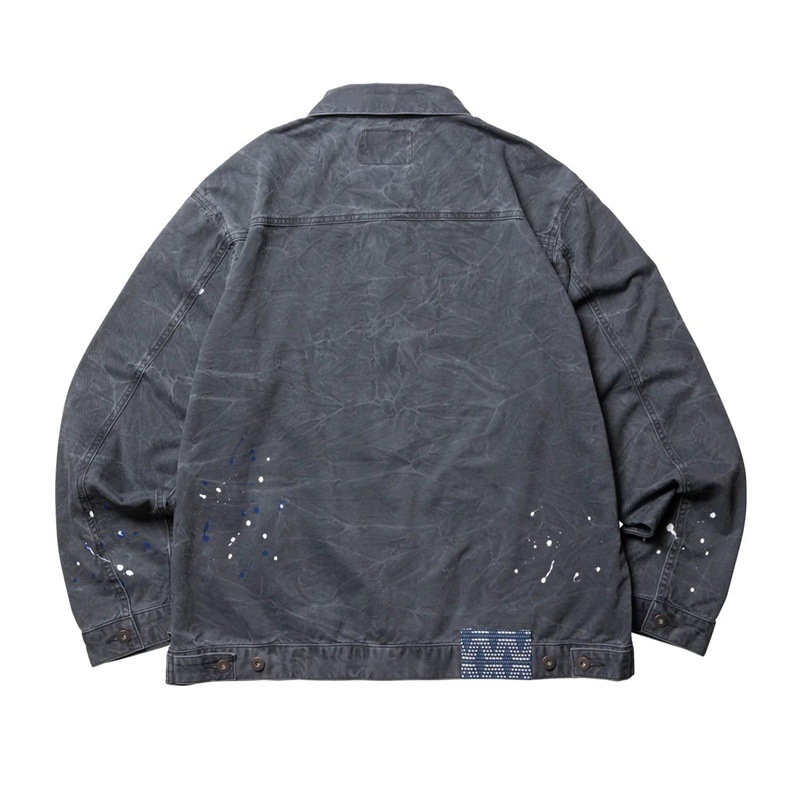 GARMENT DYED TRUCKER JACKET