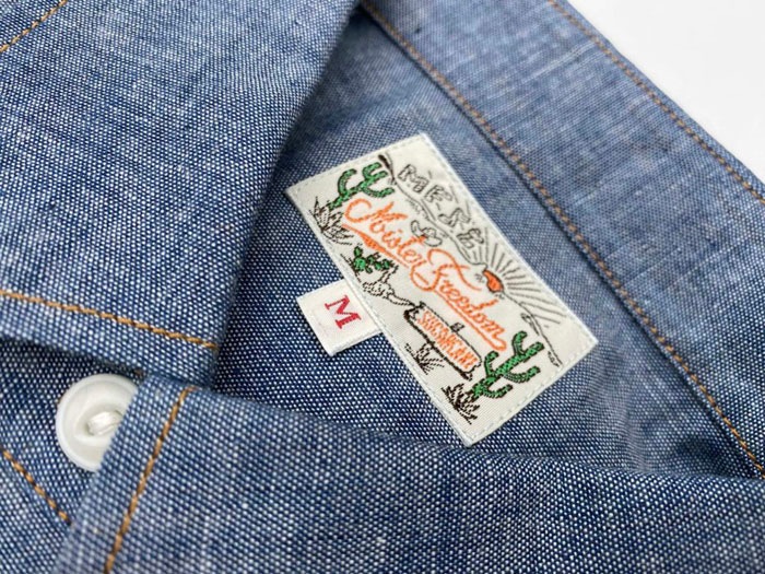 MFSC"TRUCKSTOP"5oz BLUE CHAMBRAY "DUDE RANCHER"