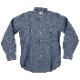MFSC"TRUCKSTOP"5oz BLUE CHAMBRAY "DUDE RANCHER"