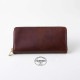 LEATHER GARRISON ROUND ZIP LONGWALLET
