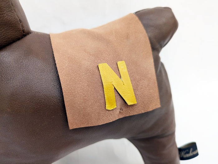 Lot 5243 GENUINE LEATHER MASCOT DOLL USNA"GOAT"