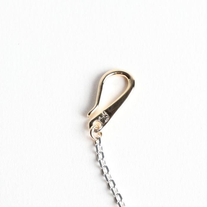 18K GOLD INFINITY HOOK & SV CHAIN XS