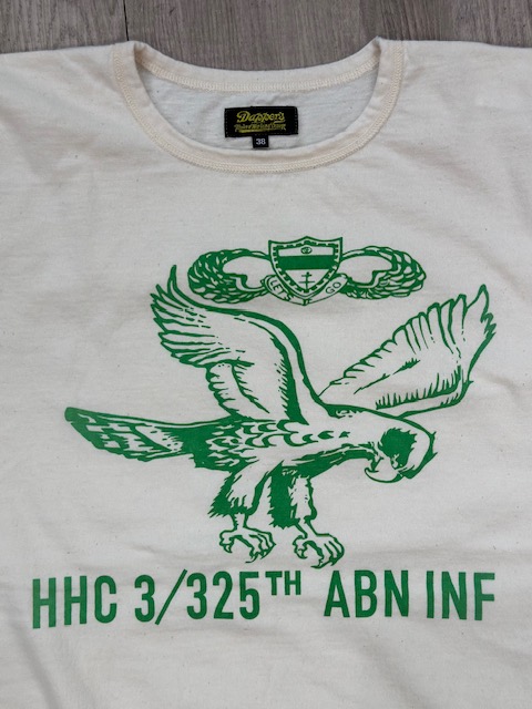LOT1771Military Crew Neck Tee Standard Sewing Model