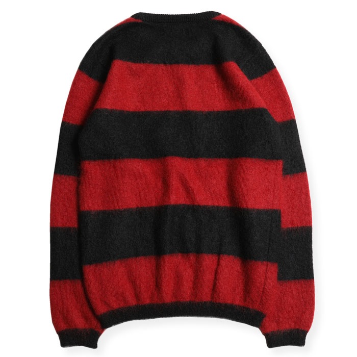 BORDER MOHAIR SWEATER