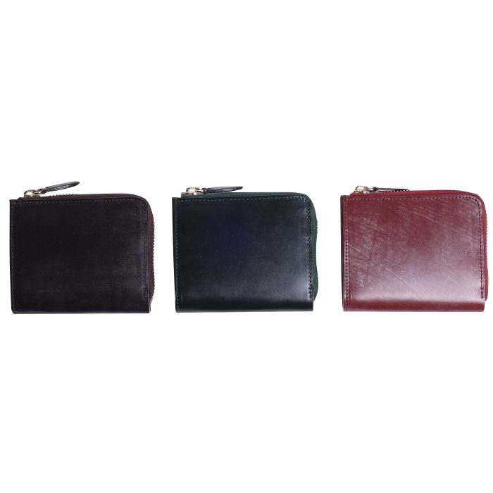 COMPACT WALLET LZIP BRIDLE LEATHER