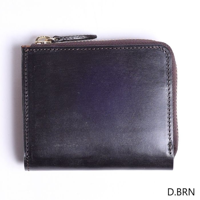 COMPACT WALLET LZIP BRIDLE LEATHER