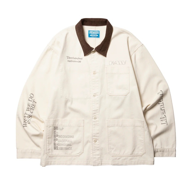 HANDWRITING PRINT COVERALL