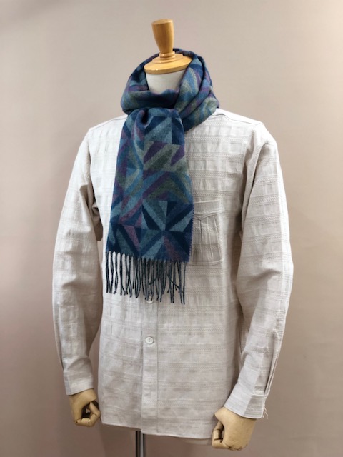CASHMINK SCARF BY V.FRAAS LOT1666��"Geometric"